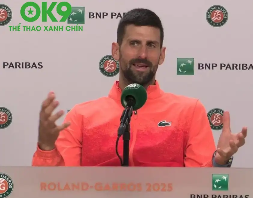 Novak Djokovic đánh giá cao Jannik Sinner trước thềm đối đầu ở bán kết Roland Garros năm nay (Ảnh: X @TheTennisLetter) Novak Djokovic đánh giá cao Jannik Sinner trước thềm đối đầu ở bán kết Roland Garros năm nay (Ảnh: X @TheTennisLetter)
